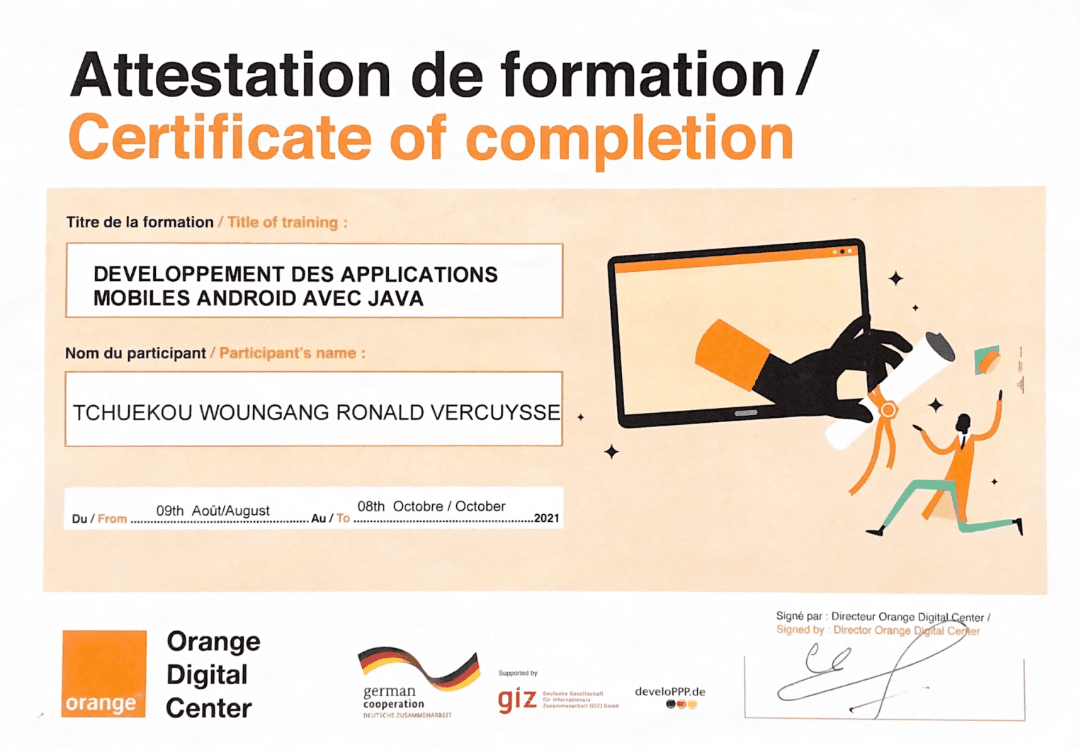 Android Development with Java Certificate